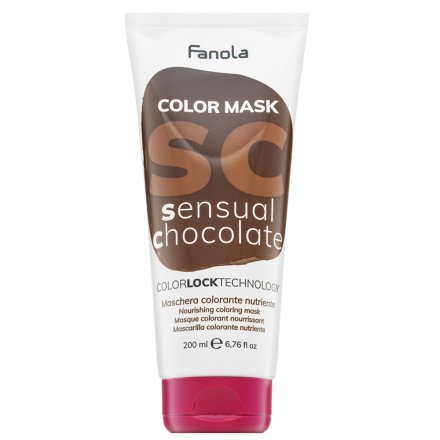 Fanola Color Mask maschera nutriente con pigmenti colorati per il recupero del colore Sensual Chocolate 200 ml