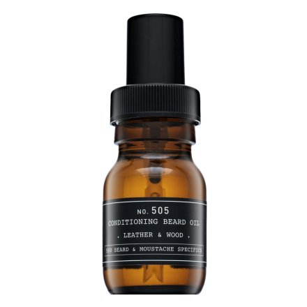 Depot balsamo d'olio No. 505 Conditioning Beard Oil Leather & Wood 30 ml