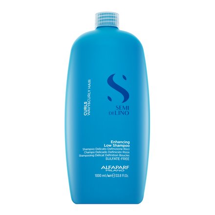 Alfaparf Milano Semi Di Lino Curls Enhancing Shampoo shampoo nutriente Per la lucentezza dei capelli mossi e ricci 1000 ml