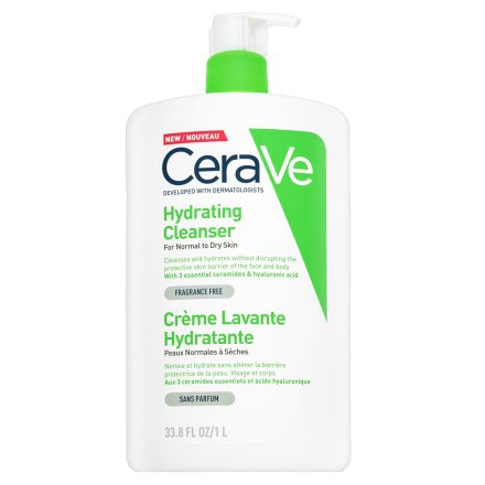 CeraVe crema idratante e detergente Hydrating Cleanser 1000 ml