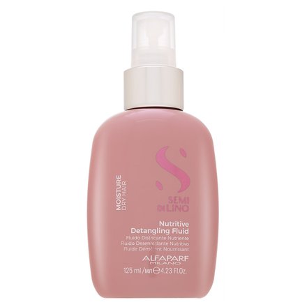 Alfaparf Milano Semi Di Lino Moisture Nutritive Detangling Fluid cura dei capelli senza risciacquo per una facile pettinatura dei capelli 125 ml