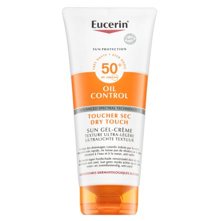 Eucerin Sensitive Protect crema abbronzante SPF50+ Dry Touch Sun Gel-Créme 200 ml