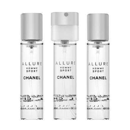 Chanel Allure Homme Sport - Refill Eau de Toilette da uomo 3 x 20 ml
