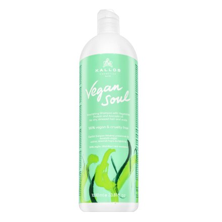 Kallos Vegan Soul Nourishing Shampoo shampoo nutriente per capelli secchi 1000 ml