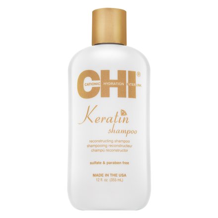 CHI Keratin Shampoo shampoo levigante per capelli ruvidi e ribelli 355 ml