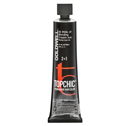 Goldwell Topchic Hair Color colore per capelli permanente professionale per tutti i tipi di capelli Blonding Cream - Ash 60 g
