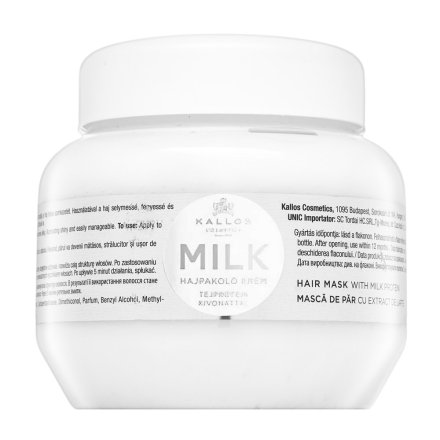 Kallos Milk Hair Mask maschera rinforzante con effetto idratante 275 ml