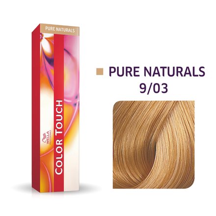 Wella Professionals Color Touch Pure Naturals colore demi-permanente professionale con effetto multidimensionale 9/03 60 ml