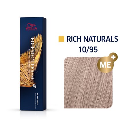 Wella Professionals Koleston Perfect Me+ Rich Naturals colore per capelli permanente professionale 10/95 60 ml