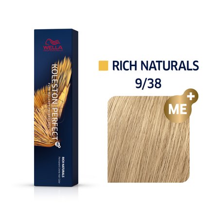 Wella Professionals Koleston Perfect Me+ Rich Naturals colore per capelli permanente professionale 9/38 60 ml