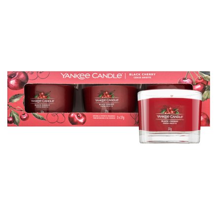 Yankee Candle Black Cherry 3 x 37 g