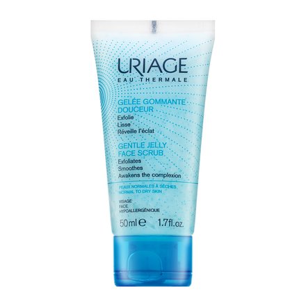 Uriage gel e peeling detergenti e multifunzionali Gentle Jelly Face Scrub 50 ml