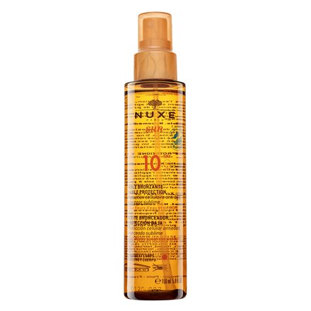 Nuxe Sun olio abbronzante per viso e corpo Huile Bronzante Visage Et Corps SPF10 spray 150 ml