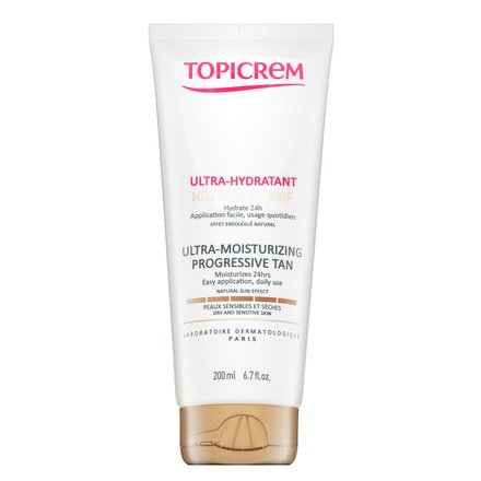 Topicrem Ultra-Moisturizing lozione solare Progressive Tan 200 ml