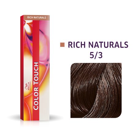 Wella Professionals Color Touch Rich Naturals colore demi-permanente professionale con effetto multidimensionale 5/3 60 ml