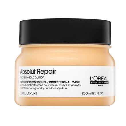 L´Oréal Professionnel Série Expert Absolut Repair Gold Quinoa + Protein Masque maschera nutriente per capelli molto danneggiati 250 ml