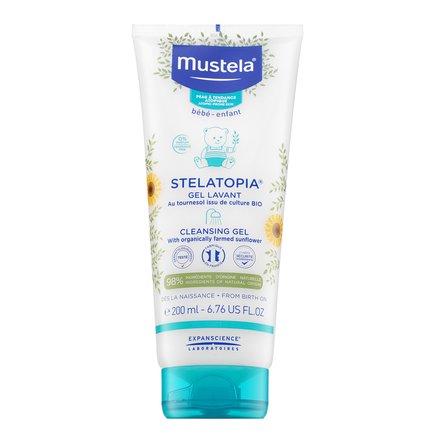 Mustela Bébé Stelatopia gel detergente nutriente Cleansing Gel 200 ml