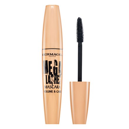 Dermacol Mega Lashes Mascara Volume & Care mascara per l'estensione delle ciglia e volume Black 11 ml