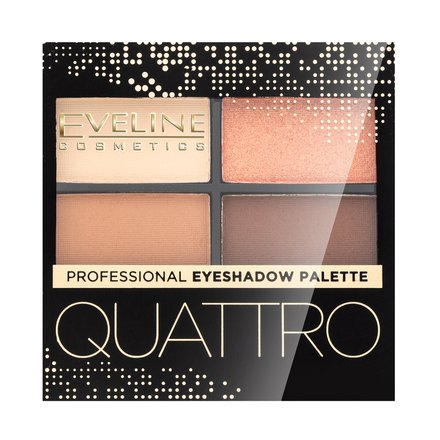 Eveline Quattro Professional Eyeshadow Palette palette di ombretti 1 3,2 g