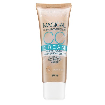 Eveline Magical Colour Correction CC Cream SPF15 Crema CC contro le imperfezioni della pelle 50 Light Beige 30 ml