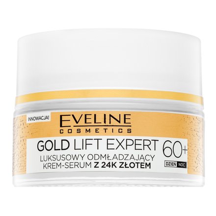 Eveline Gold Lift Expert crema lifting rassodante Luxurious Rejuvenating Cream Serum 60+ 50 ml
