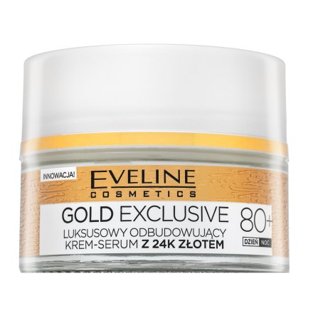 Eveline Gold Exclusive crema per il viso Luxurious Regenerating Cream Serum 80+ 50 ml