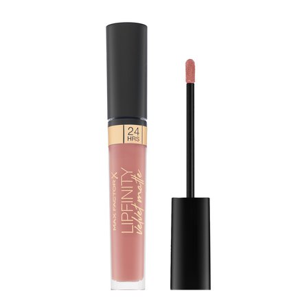 Max Factor Lipfinity Velvet Matte Lipstick rossetto liquido per effetto opaco 015 Nude Silk 4 ml