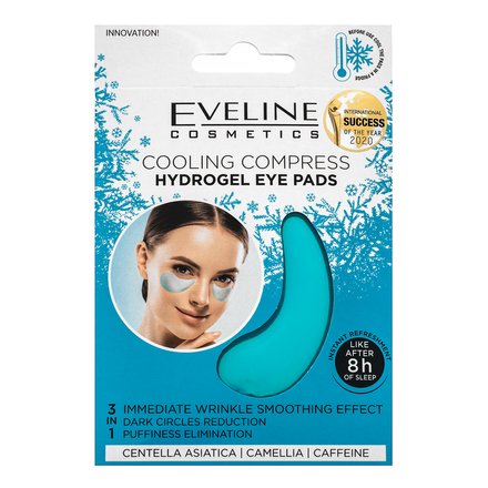 Eveline maschera per gli occhi Cooling Compress Hydrogel Eye Pads 2 pcs