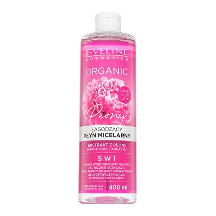 Eveline acqua micellare struccante Organic Peony 400 ml