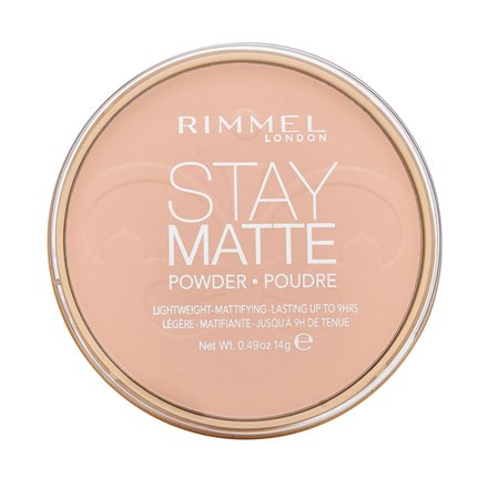 Rimmel London Stay Matte Long Lasting Pressed Powder cipria con un effetto opaco 002 Pink Blossom 14 g