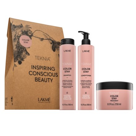 Lakmé Teknia Color Stay Pack set per capelli colorati 300 ml + 300 ml + 250 ml