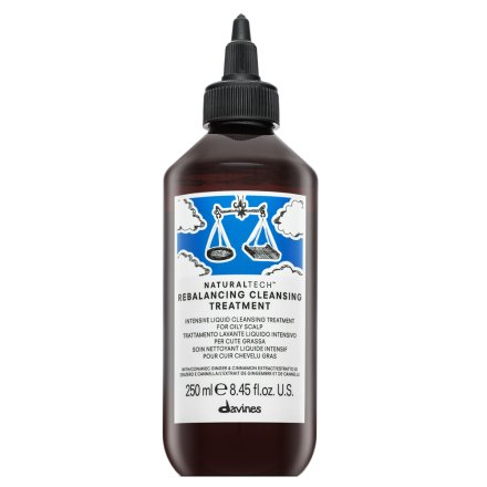 Davines Natural Tech Rebalancing Cleansing Treatment trattamento dei capelli per capelli rapidamente grassi 250 ml