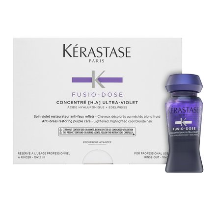 Kérastase Fusio-Dose Concentré [H.A] Ultra-Violet trattamento dei capelli per capelli biondi 10 x 12 ml