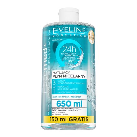 Eveline FaceMed+ acqua micellare struccante Mattifying Micellar Water 650 ml