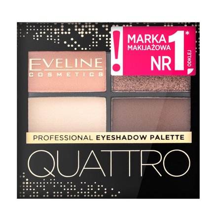 Eveline Quattro Professional Eyeshadow Palette palette di ombretti 6 3,2 g