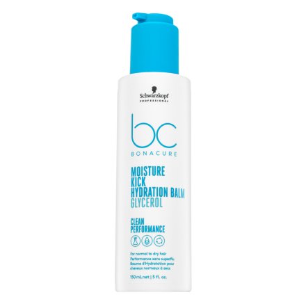 Schwarzkopf Professional BC Bonacure Moisture Kick Hydration Balm Glycerol cura dei capelli senza risciacquo per l'idratazione dei capelli 150 ml