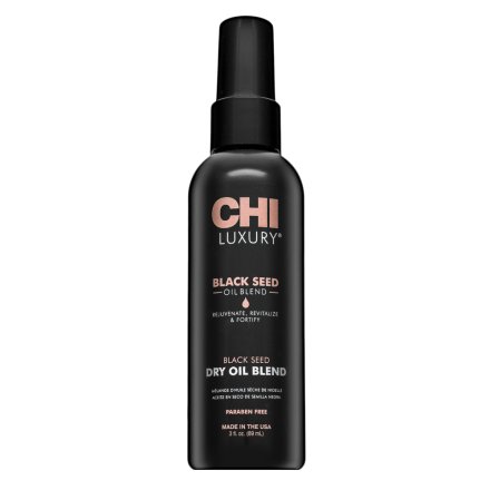 CHI Luxury Black Seed Oil Black Seed Dry Oil olio per capelli lisciante per tutti i tipi di capelli 89 ml