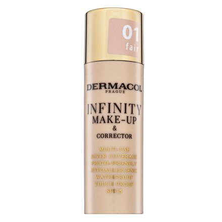 Dermacol Infinity Make-Up & Corrector trucco e correttore 01 Fair 20 g