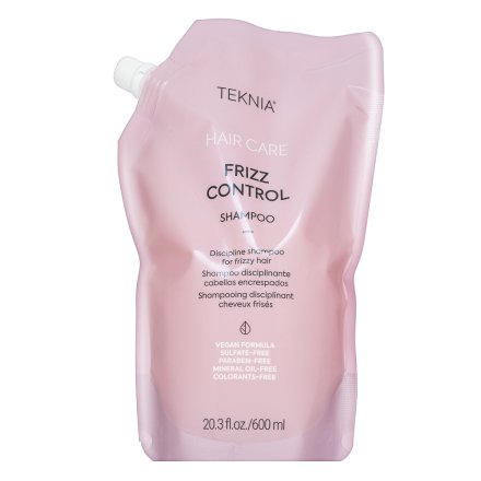 Lakmé Teknia Frizz Control Shampoo shampoo levigante per capelli ruvidi e ribelli Refill 600 ml