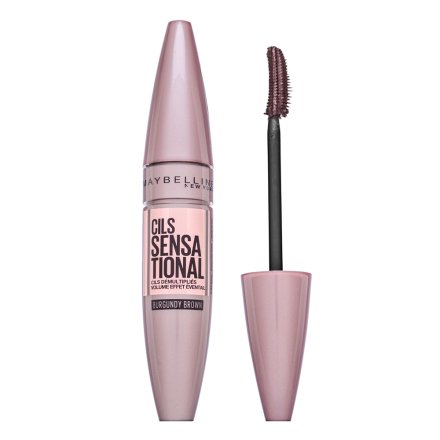 Maybelline Lash Sensational Full Fan Effect Mascara mascara per l'estensione e l'arricciatura delle ciglia Burgundy Brown 9,5 g