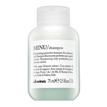 Davines Essential Haircare Minu Shampoo shampoo protettivo per capelli colorati 75 ml