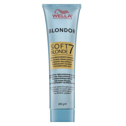 Wella Professionals Blondor Soft Blonde Cream Lotion crema per schiarire i capelli 200 g