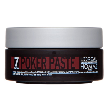 L´Oréal Professionnel Homme Poker Paste pasta modellante per una fissazione extra forte 75 ml