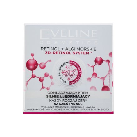 Eveline 3D Retinol System crema viso ringiovanente Intensely Firming Rejuvenating Cream 50 ml