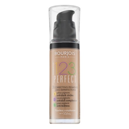 Bourjois 123 Perfect Foundation fondotinta liquido contro le imperfezioni della pelle 52 Vanilla 30 ml