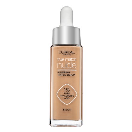 L´Oréal Paris True Match Nude Plumping Tinted Serum siero per unificare il tono della pelle 2-3 Light 30 ml