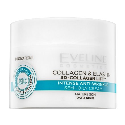 Eveline 3D Collagen Lift crema viso ringiovanente Intense Anti-Wrinkle Day & Night Cream 50 ml