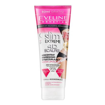 Eveline Slim Extreme 4D siero modellante per ventre, cosce e glutei Scalpel Express Slimming Concentrate Night Liposuction 250 ml