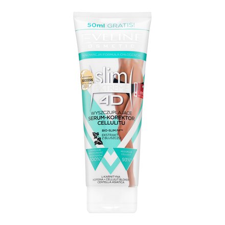 Eveline Slim Extreme 4D siero modellante per ventre, cosce e glutei Thermo Active Slimming Serum Anti-Cellulite 250 ml
