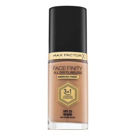 Max Factor Facefinity All Day Flawless Flexi-Hold 3in1 Primer Concealer Foundation SPF20 fondotinta liquido 3in1 64 30 ml